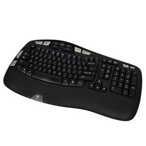 Logitech Wave Ergonomic 2.4 Cordless Keyboard No Unifying Receiver Dongle Tested